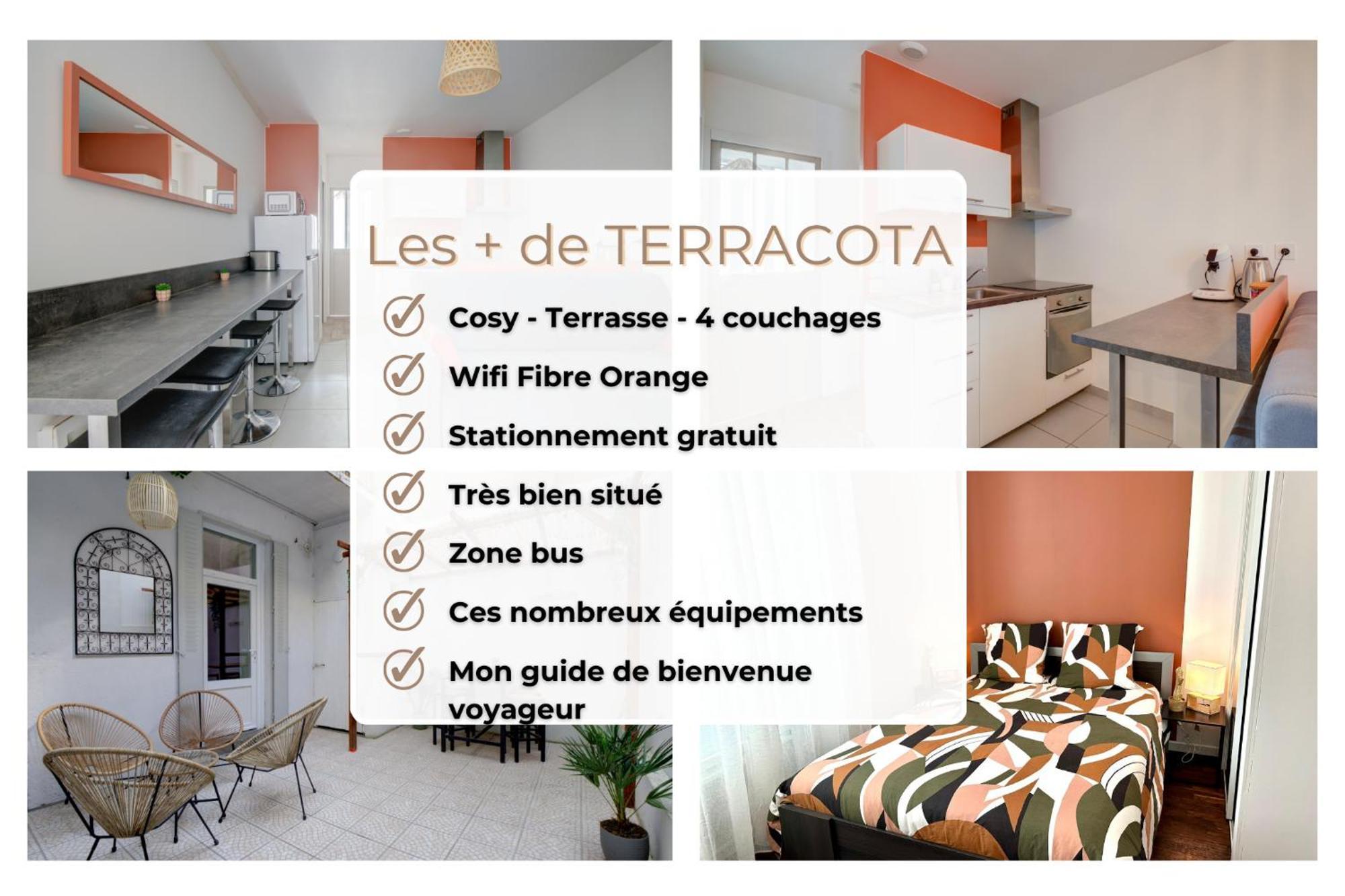 “Le Terracotta” Terrasse -Centre Ville- Cosy Bourg-en-Bresse Eksteriør bilde